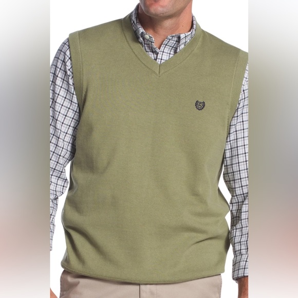 NWT Mens V-Neck Knitted Sweater Vest Solid Plain Sleeveless Pullover size XXL - Picture 1 of 6